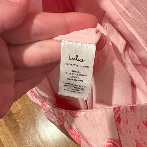 Pink Floral Sleeveless Dress Lulus - Picture 4 of 5